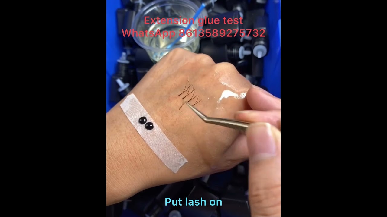 Lash extension glue test | the long lasting and best lash extension glue | Check this video