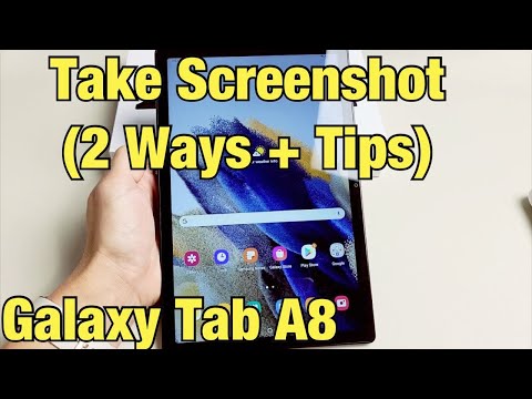 Galaxy Tab A8: How to Take Screenshot + Scroll Capture Screenshot (+ Tips)