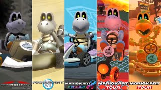 Evolution Of Dry Bones Characters In Mario Kart Games [2005-2020]