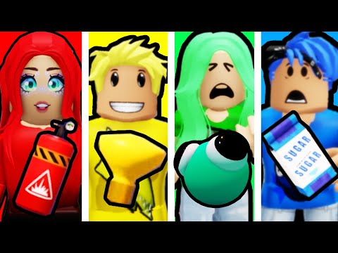 Ich darf 24 Stunden NUR 1 FARBE EINSAMMELN! Rainbow Friends mit Kaan, Dania, Lena & Tom