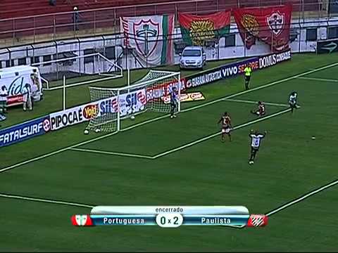 21/01/2012 -- Portuguesa VS Paulista (0 X 2) -- Gols, 1ª Rodada Campeonato Paulista 2012