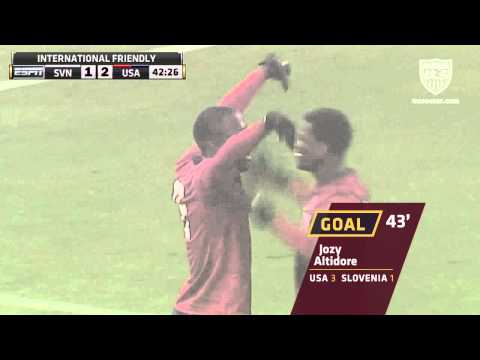 MNT vs. Slovenia: Jozy Altidore Goal - Nov. 15, 2011