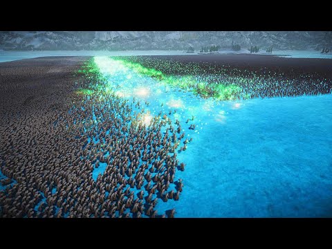 100.000 Army of the Dead units VS a 300.000 Medieval Army ! Ultimate Epic Battle Simulator 2 UEBS 2