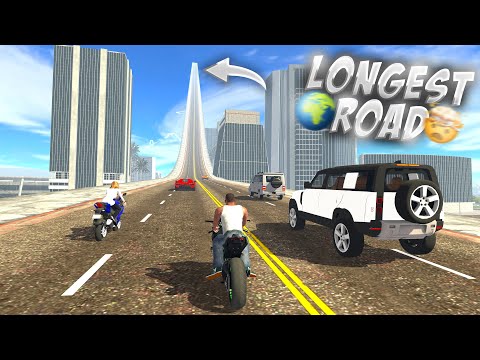 World LONGEST ROAD Where It Goes? - INDIAN BIKES DRIVING 3D