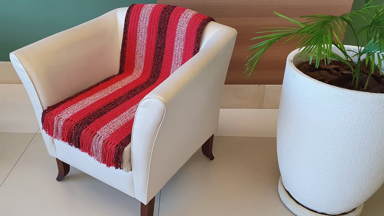 BLANKET for sofa | RUG with blended twine