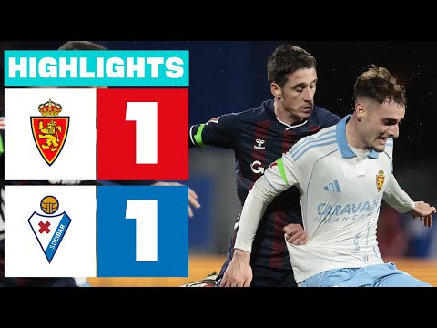 REAL ZARAGOZA 1 - 1 SD EIBAR | RESUMEN LALIGA HYPERMOTION