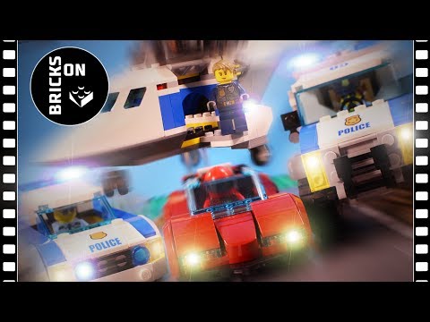LEGO CITY POLICE High Speed Chase Part 2 Catch The Crook Stop Motion Animation Escape Arrest