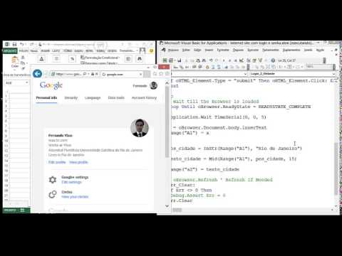 Macro to download a site with login and password