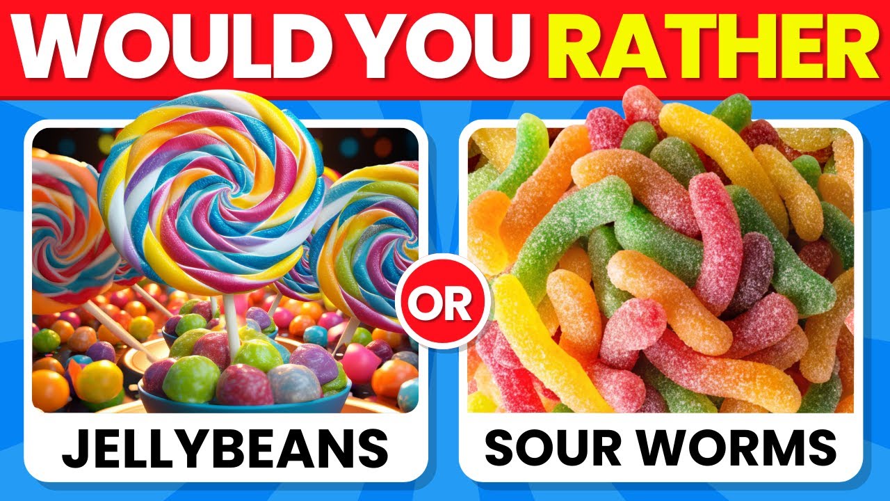 Would You Rather...? Sweet VS Sour JUNK FOOD Edition 🍬🍋 Quiz Tiggy