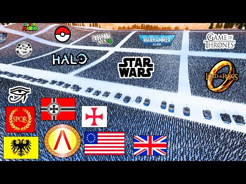 Every FANTASY ARMY vs Every HISTORICAL ARMY Arena Battle! - UEBS 2: Ultimate Epic Battle Simulator 2