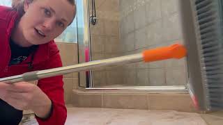 Review of the AIR U+ Grout Brush with Long Handle 180° Swivel Scrub Brush with Tweezers