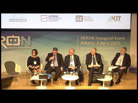 Panel Discussion: Robotics in Greece - HERON Inaugural Event (Part 1)