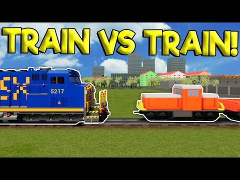 THE BIGGEST LEGO TRAIN CRASHES IN LEGO CITY! - Brick Rigs Gameplay - Lego Train Simulator Crashes