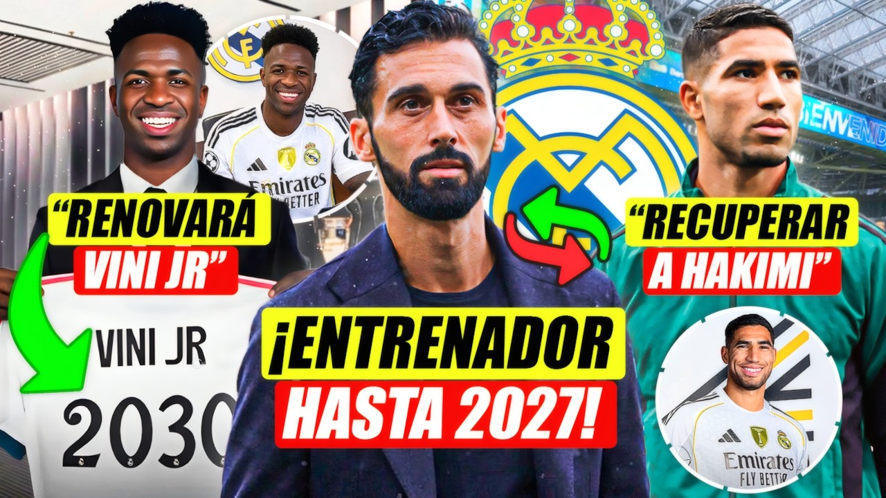💣 ¡ARBELOA SE QUEDA Y SERÁ ENTRENADOR HASTA EL 2027! | ¿EL MADRID QUIERE RECUPERAR A HAKIMI? | VINI