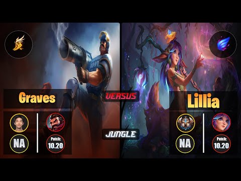 Blaber GRAVES (Jungle) [Fleet Footwork] VS LILLIA - Challenger NA Patch 10.20