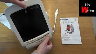 How to Replace Lamp in an IR Infrared Heat Lamp Halogen HANGSUN IL80 - Beginners guide