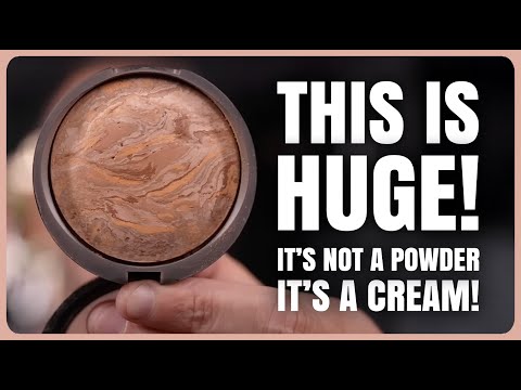 POWDER FOUNDATION THAT TURNS INTO A CREAM!