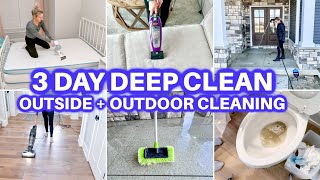 NEW! 3 DAY SATISFYING DEEP CLEAN WITH ME | SPEED CLEANING MOTIVATION | DEEP CLEANING +CLEANING HOUSE