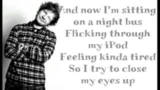 Ed Sheeran - Homeless (Lyrics)