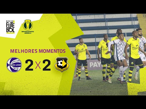 EMPATE RUIM PARA OS DOIS - São José 2x2 São Bernardo - Melhores momentos - Série C
