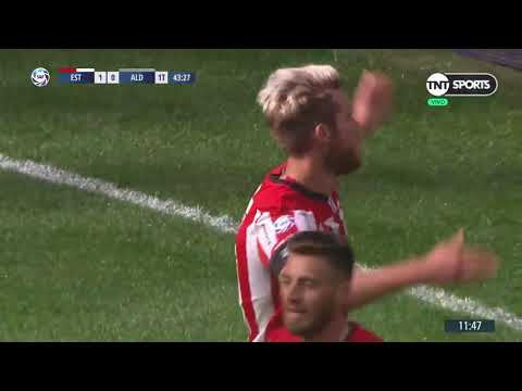 ESTUDIANTES LP 1 VS ALDOSIVI 0  GOL DE Jonatan Schunke ¦ Fecha 1   Superliga Argentina 2019 ⁄2020