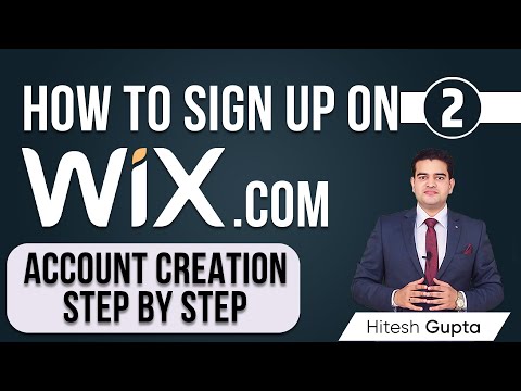 How to create WIX Account | How to Sign Up in WIX | WIX Account Creation | wixaccount