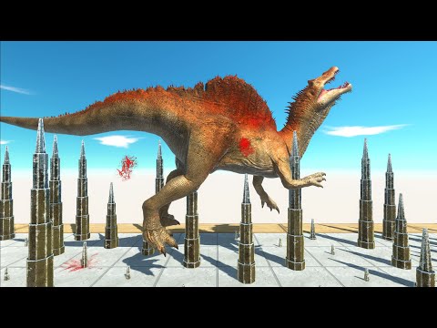 Help the Pig on Spike Bridge - Animal Revolt Battle Simulator