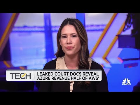 Leaked court documents show Microsoft's Azure revenue half of Amazon's AWS