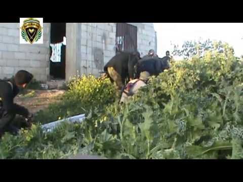 عملية تسلل مجموعة من عناصر الفيلق الأول الى احد معاقل النظام في ريف حمص