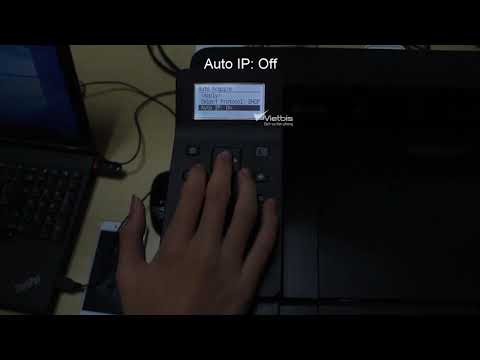 Cách đổi địa chỉ IP trên máy in Canon kết nối Wifi - Canon LBP212dw