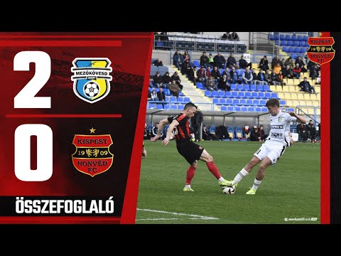 Mezőkövesd Zsóry FC - Budapest Honvéd FC 2-0 (1-0), Merkantil Bank Liga, 21. forduló - összefoglaló