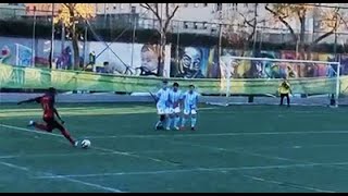CAP Ciudad de Murcia Cepaim 3-2 EF Alhama. Golazo falta directa de Lassine Camara (2-1). Minuto 64.