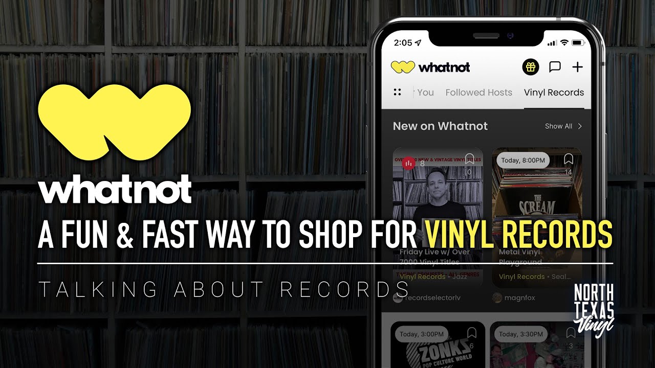 Whatnot ~ A Fun & Fast Way to Shop for Vinyl | Talking About Records