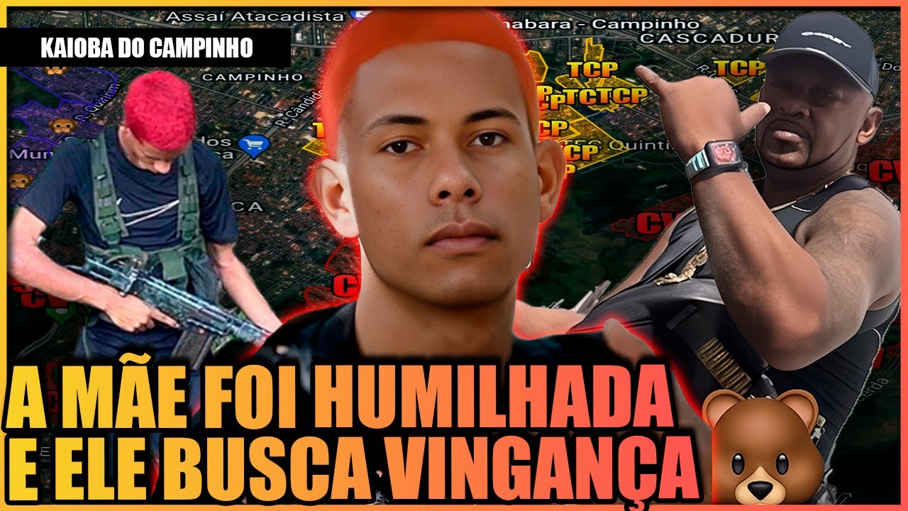 KAIOBA, THE HEAD OF THE CHAOS TEAM THAT INVADES HILLS IN THE NORTH ZONE OF RJ