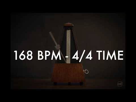 168 BPM Metronome 4/4 Time