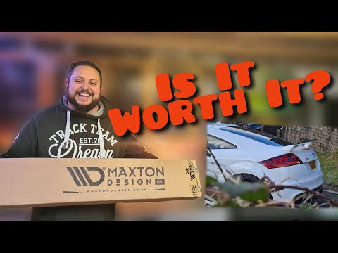 Maxton Design UK Spoiler Extension/Cap Audi TT RS 8J MK2 Fitting Review
