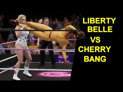 GLOW 1985 Liberty Belle vs Cherry Bang