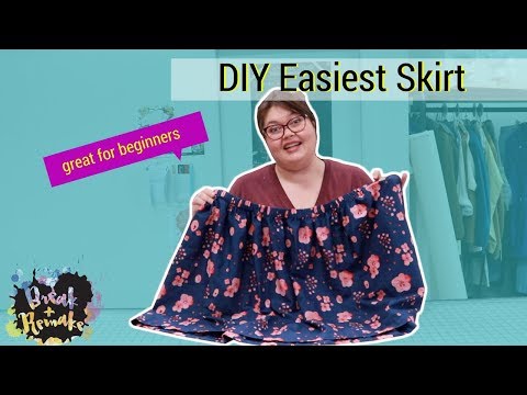 Easiest Skirt Ever - for the complete beginner