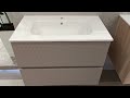 Купить Подвесная тумба со столешницей 100 см Royo 131773+127437 VORA 100 2 ящика, бежевый MATT SAND в Киеве vannaja.kiev.ua