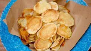 Homemade Crispy Microwave Potato Chips | Regular, Ranch & BBQ Flavors!