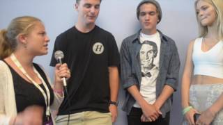 Ben Segal, Jakob Katchem, and Gia Rose Interview at Vidcon 2016 Day 3 video