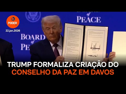 Trump formaliza criação do Conselho da Paz em Davos