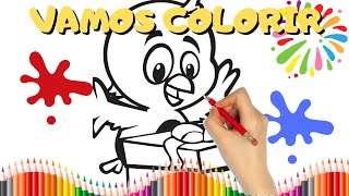 ✍?Vamos Desenhar e Colorir o Pintinho Amarelinho | Vamos Colorir e Pintar | Desenhando e Colorindo