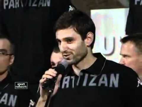 Marko Čakarević - The official presentation of Partizan 2011/2012 to its fans