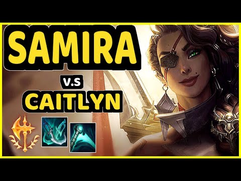 NIXERINO (SAMIRA) vs CAITLYN - BOTTOM ADC GAMEPLAY - EUW Ranked MASTER