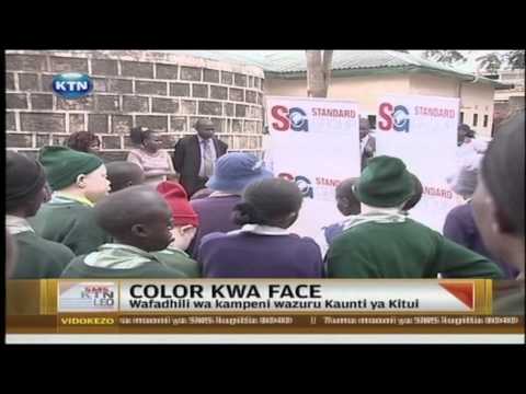 Wafadhili wa kampeni ya Colour kwa Face wazuru Kitui