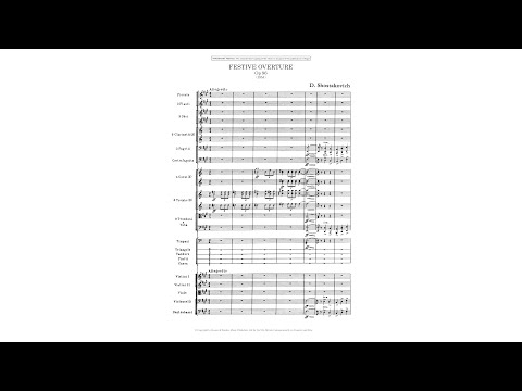 Dmitri Shostakovich - Festive Overture op. 96 (Official Score Video)
