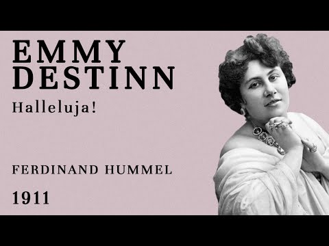 Emmy Destinn - Halleluja! [Hummel] - 1911