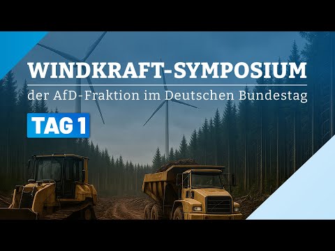 Wahrheit zur Windkraft – Reale Schäden und Wege zur Vernunft! - Tag 1 - AfD-Fraktion im Bundestag
