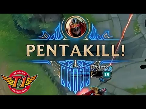SKT Faker Gameplay - The best ZED